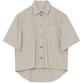 2NDDAY Fayen Twill Denim Skjorte, Tofu 